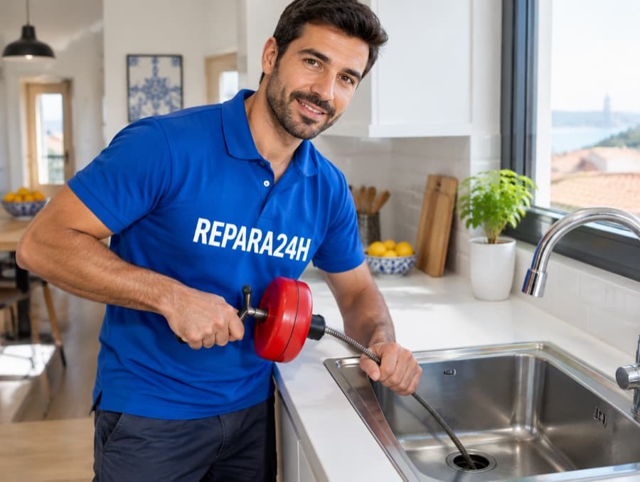 Unclog a kitchen sink