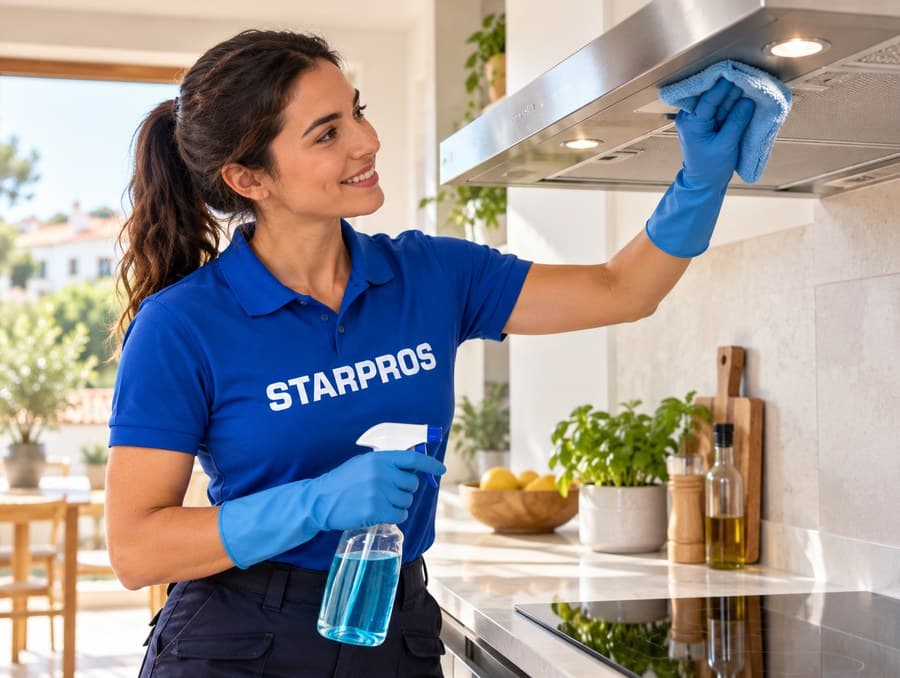 Kitchen hood cleaning