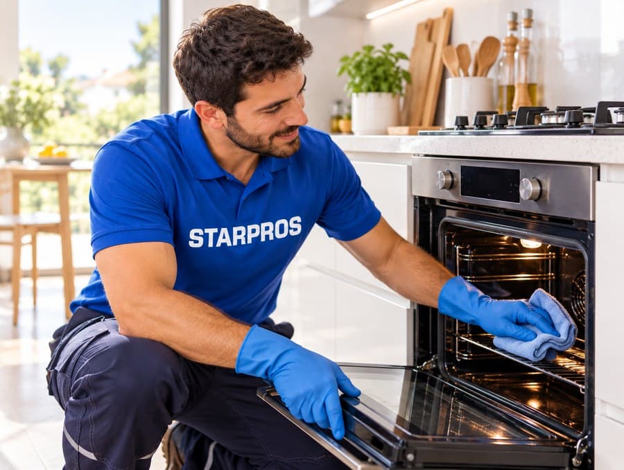 Oven and hob cleaning