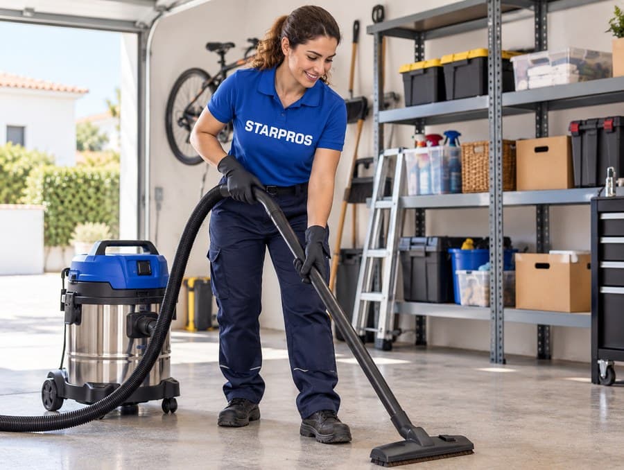 Limpeza de garagem e arrumos