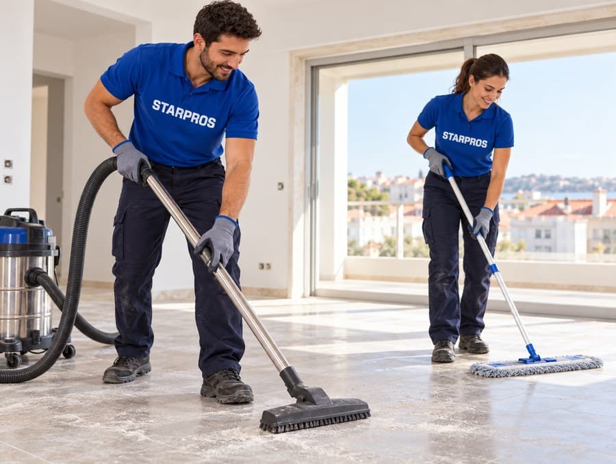 Post-construction cleaning