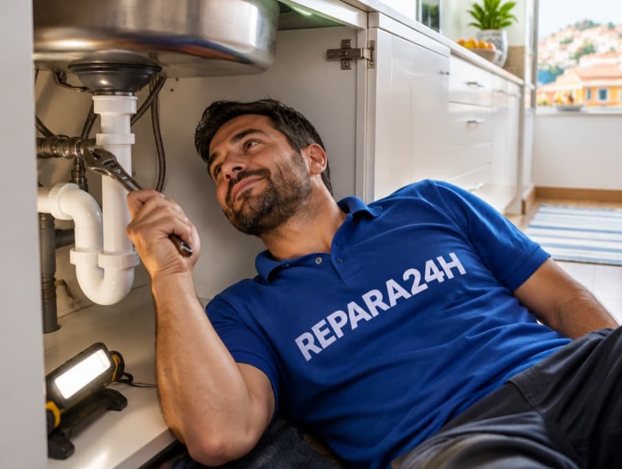 Repair a kitchen sink leak